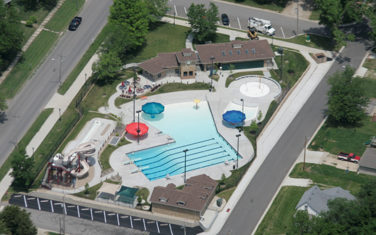 Water Park - Overhead view