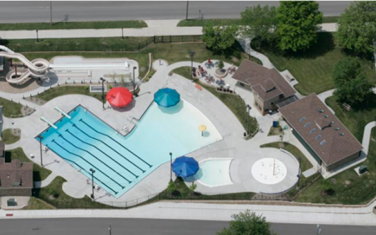 Water Park - Overhead view