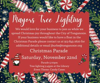 Mayor's Tree Lighting Parade Information